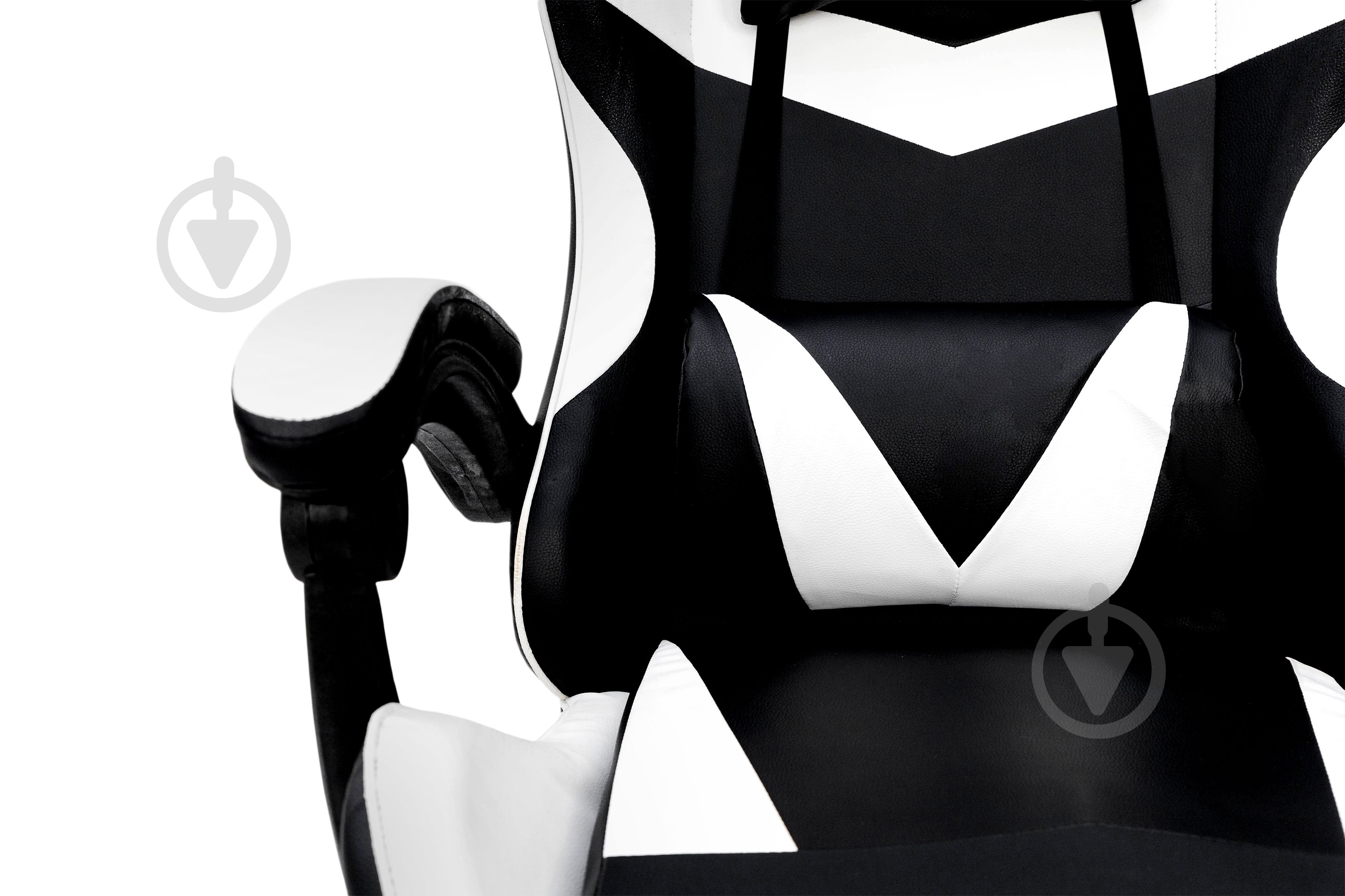 Крісло Мікс Меблі Слім чорний/білий - фото 5