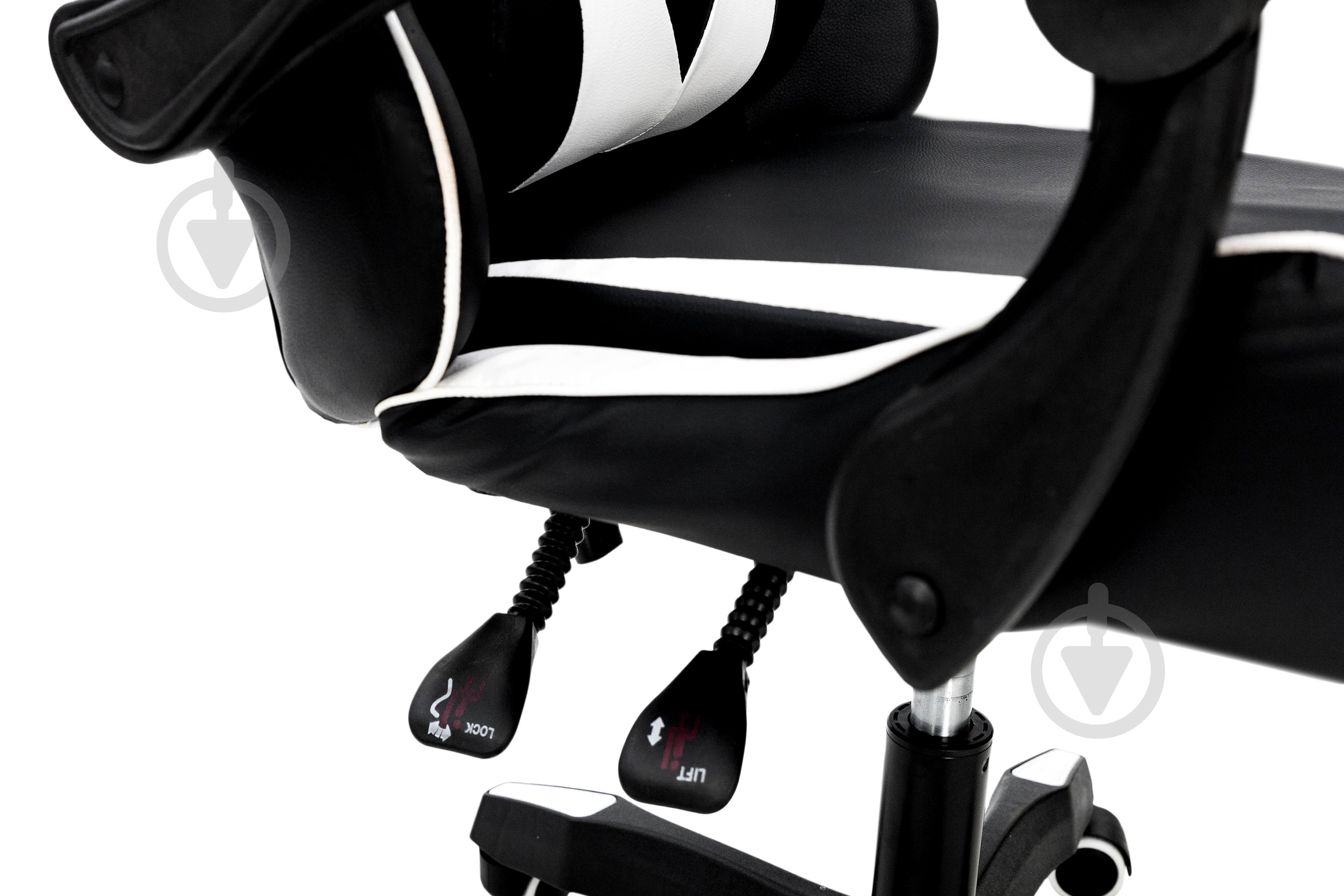 Крісло Мікс Меблі Слім чорний/білий - фото 9