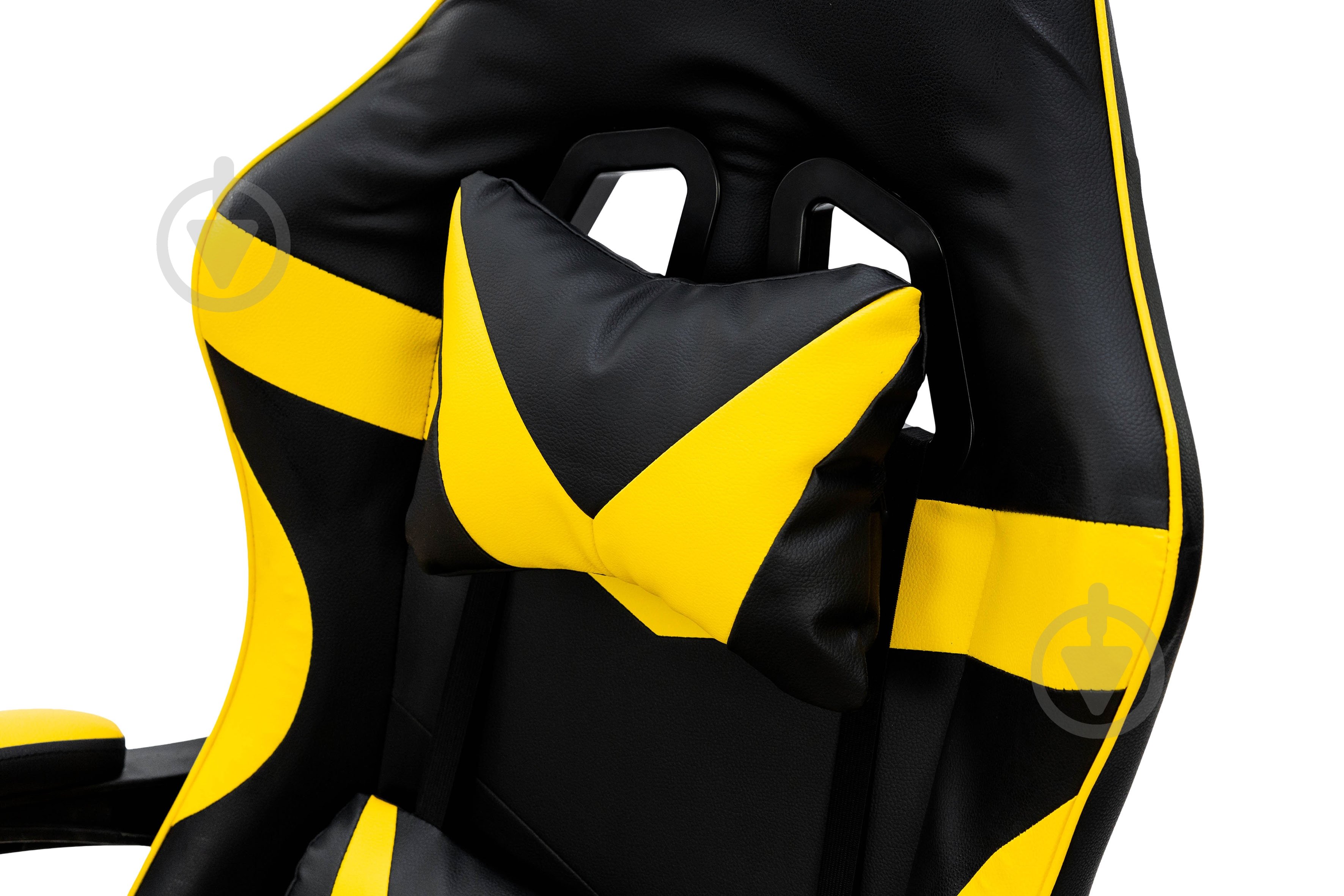 Крісло Мікс Меблі Слім чорний/жовтий - фото 5