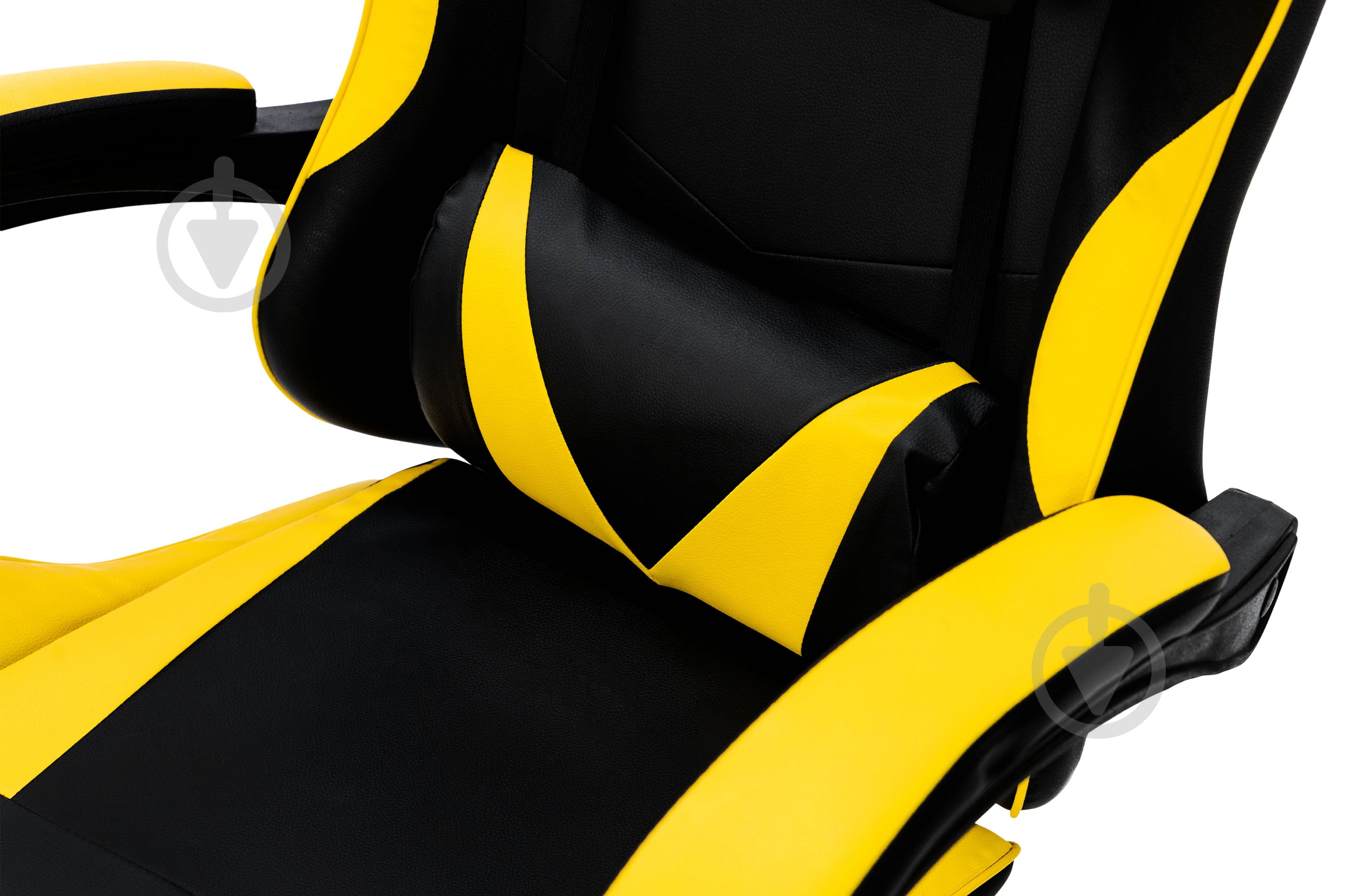 Крісло Мікс Меблі Слім чорний/жовтий - фото 8