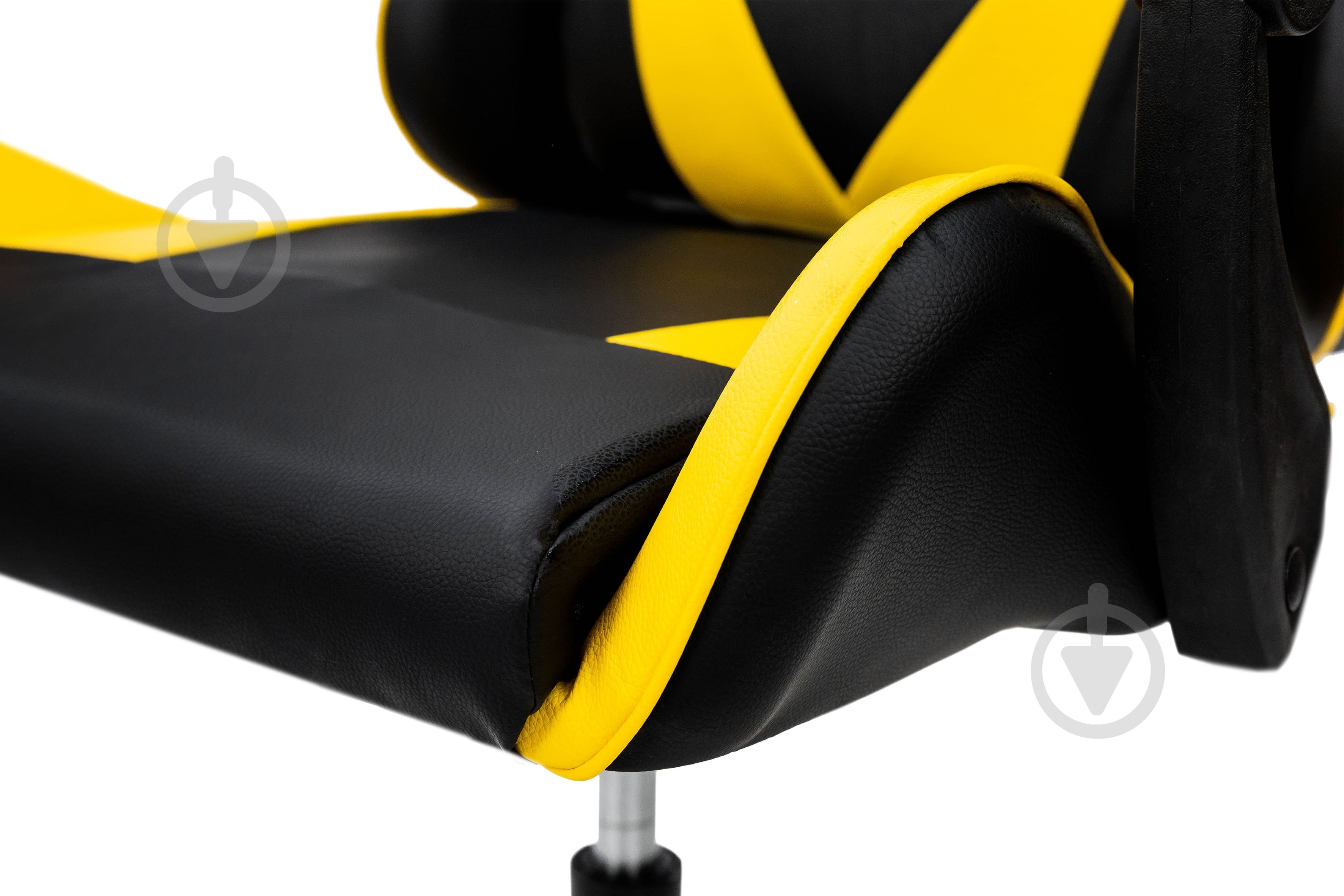 Крісло Мікс Меблі Слім чорний/жовтий - фото 6