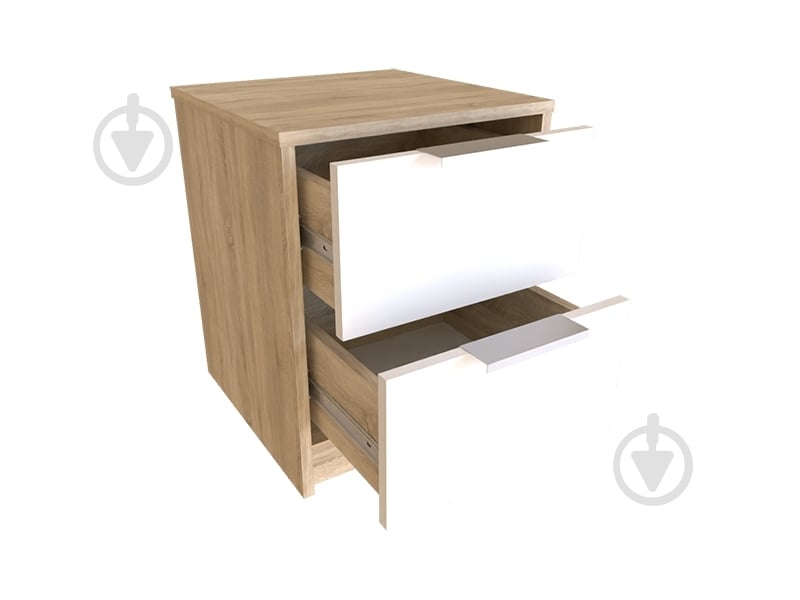 Комод DC Erin 1 400x500x400 мм дуб сонома/нимфея альба - фото 4