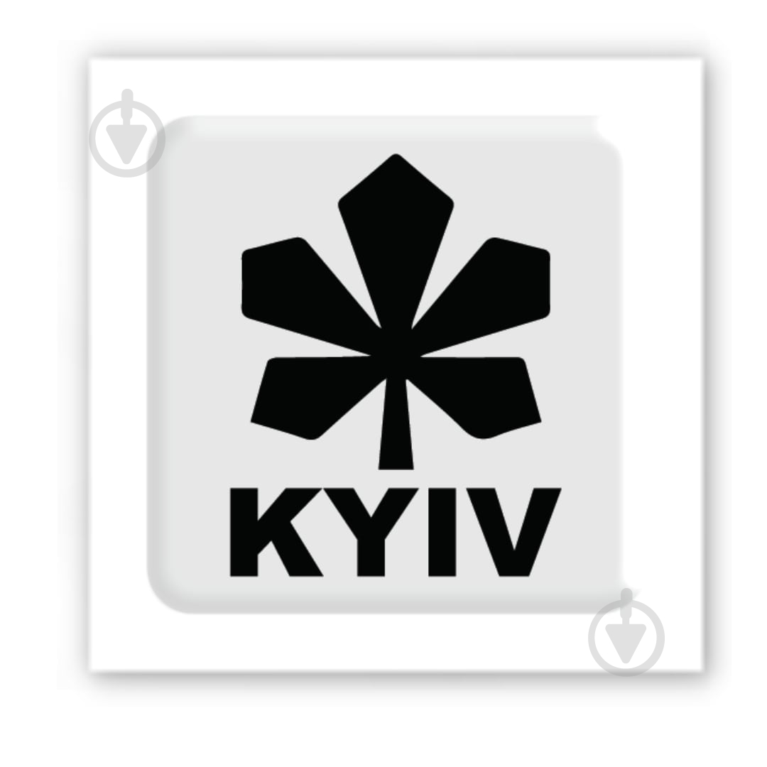Стікер 3D Tattooshka 3D стікер KYIV white - фото 1 Стікер 3D Tattooshka 3D стікер KYIV white - фото 1
