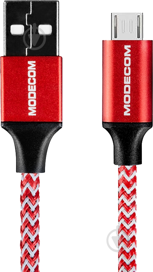 Кабель Modecom microUSВ 1 м красный (CAB-MC-SPARK-01) - фото 5