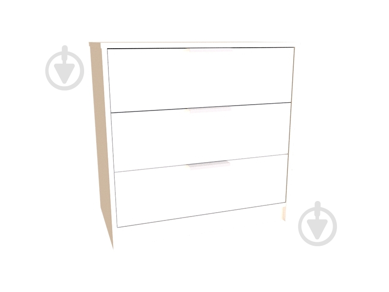 Комод DC Erin 3 аляска/аляска - фото 1 Комод DC Erin 3 аляска/аляска - фото 1