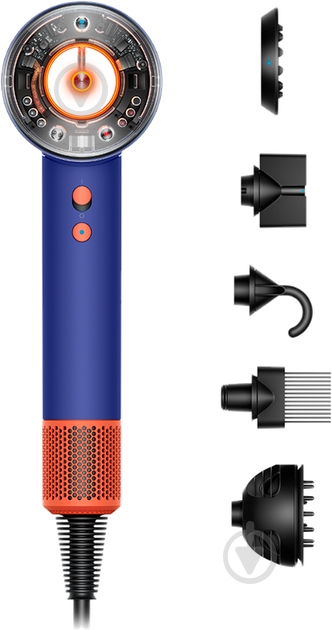 Фен Dyson Supersonic Nural Ceramic Vinca Blue/Topaz (515166-01) - фото 1