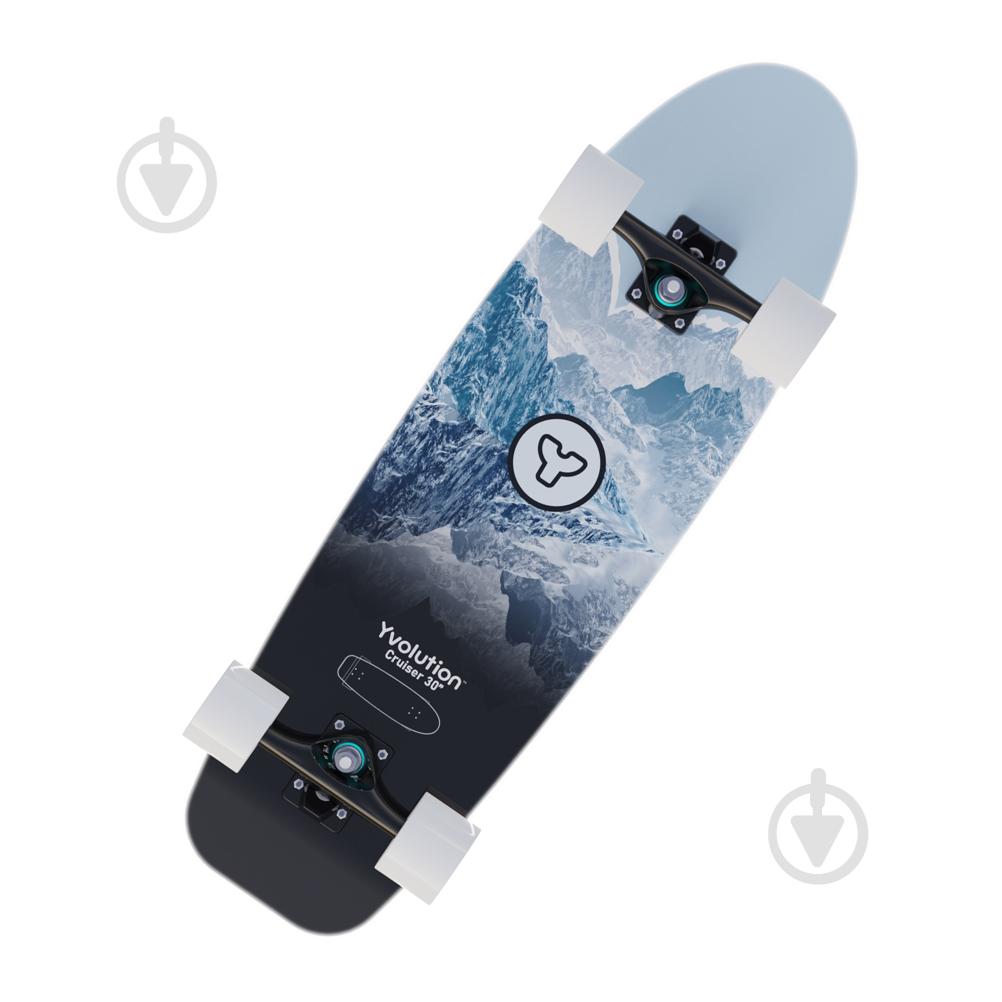 Скейтборд Yvolution Dynamo Cruiser LED 76 см 80 кг YS52B2 синий - фото 13 Скейтборд Yvolution Dynamo Cruiser LED 76 см 80 кг YS52B2 синий - фото 13