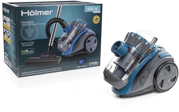 Пылесос Holmer HVCC-92BL grey/blue - фото 17