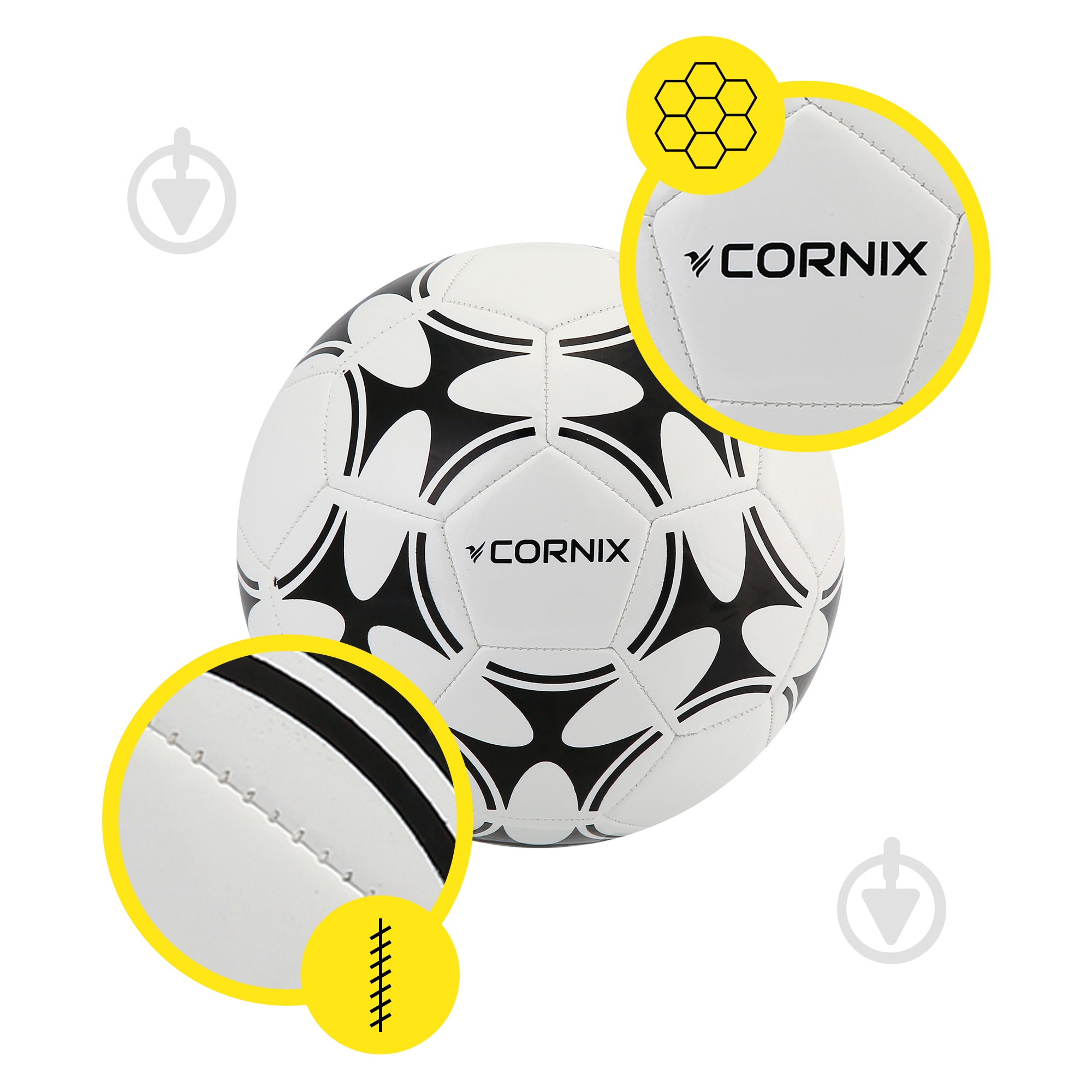 Футбольний м'яч Cornix Shadow Dribble XR-0374 р.5 - фото 2