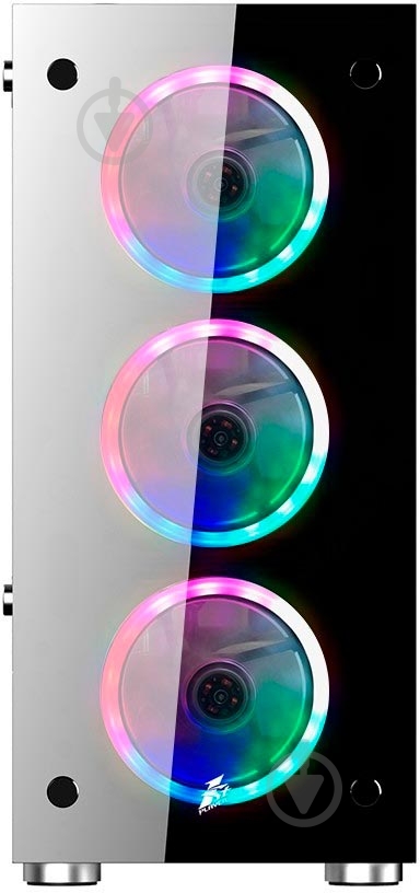 Корпус 1stPlayer V6-4R1 Color LED Black - фото 4