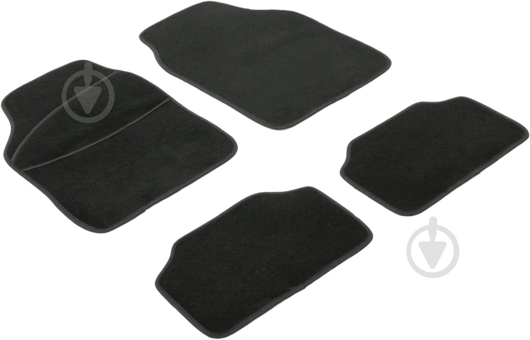 Коврики автомобильные Auto Assistance 1111U black 4 шт. универсальные - фото 1