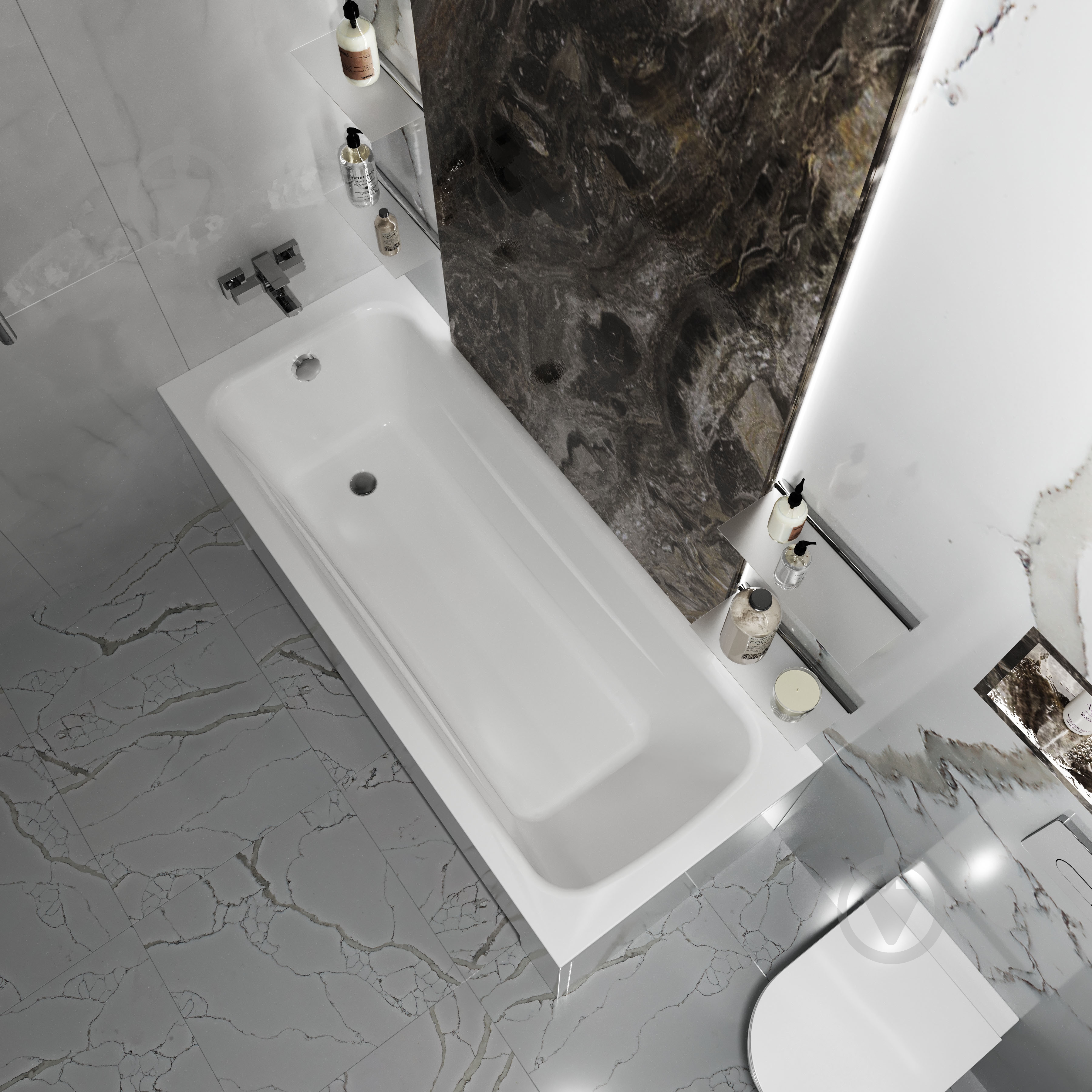 Ванна Koller Pool Edge 180х80 см - фото 4