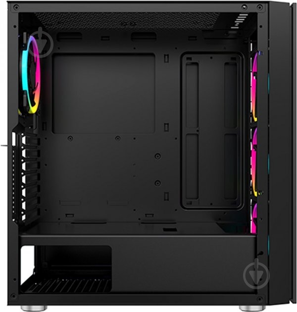 Корпус 1stPlayer B7-E-R1 Color LED Black без БП - фото 3 Корпус 1stPlayer B7-E-R1 Color LED Black без БП - фото 3