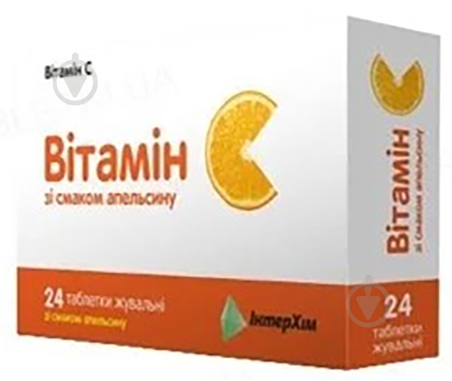 Витамины ИнтерХим Витамин С №24 (8х3) таблетки 500 мг - фото 1
