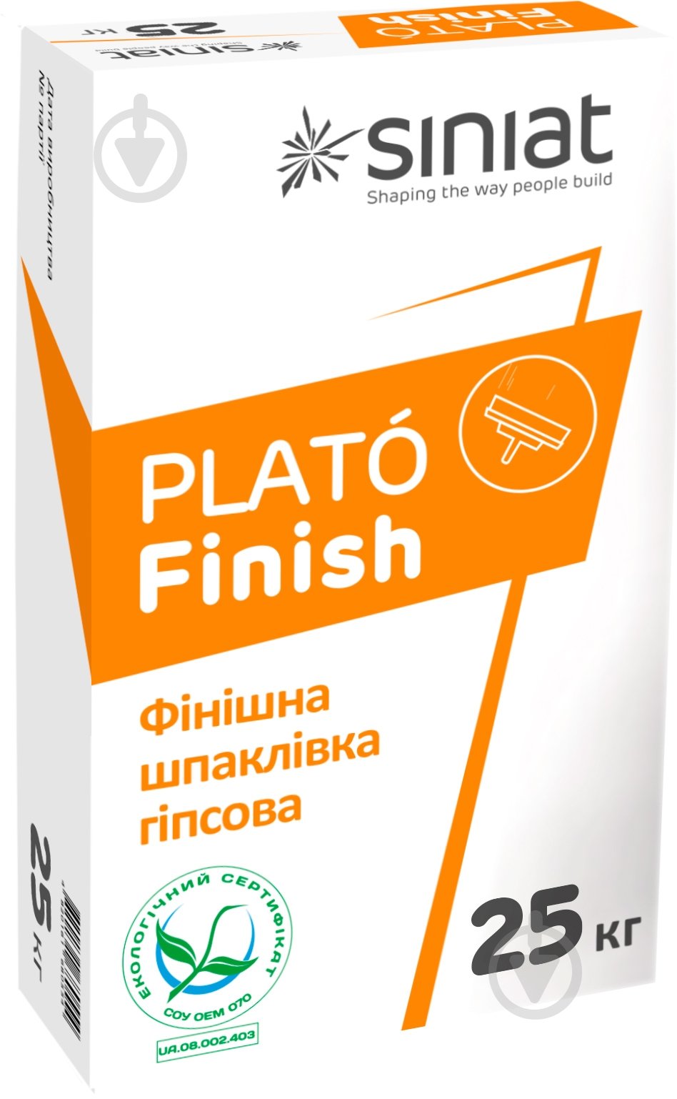 Шпаклевка Siniat Finish 25 кг - фото 1 Шпаклевка Siniat Finish 25 кг - фото 1