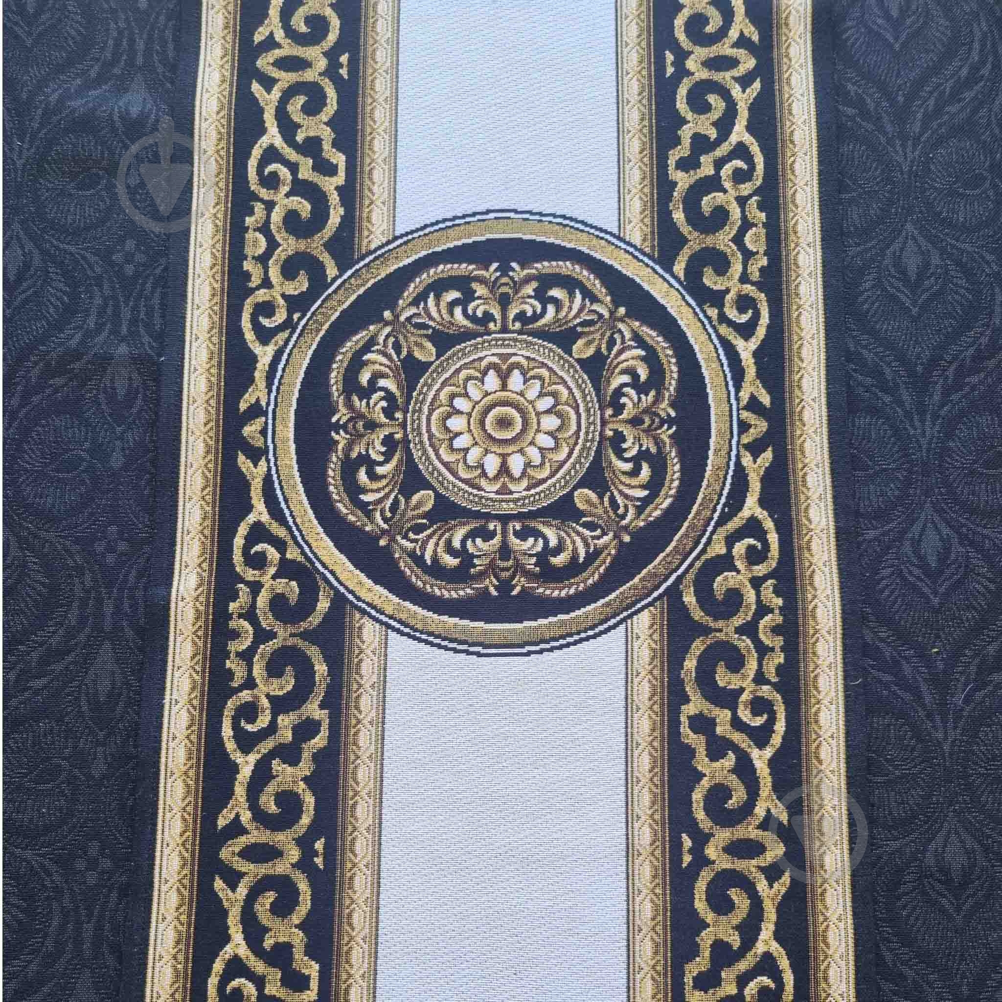Скатерть Baroque Black 136x180 см черный Прованс - фото 5