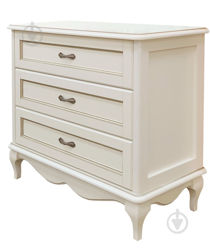 Комод Kartissa Антея 1000x910x455 мм білий/білий АН-КМ-1-3 - фото 1 Комод Kartissa Антея 1000x910x455 мм білий/білий АН-КМ-1-3 - фото 1