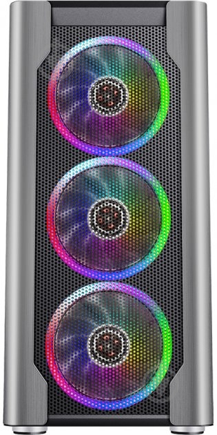 Корпус 1stPlayer DX-R1-PLUS Color LED Black без БП - фото 2
