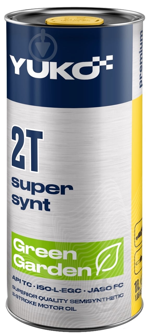 ᐉ Моторна олива напівсинтетична YUKO (VUKO) Super Synt 2T 1 л