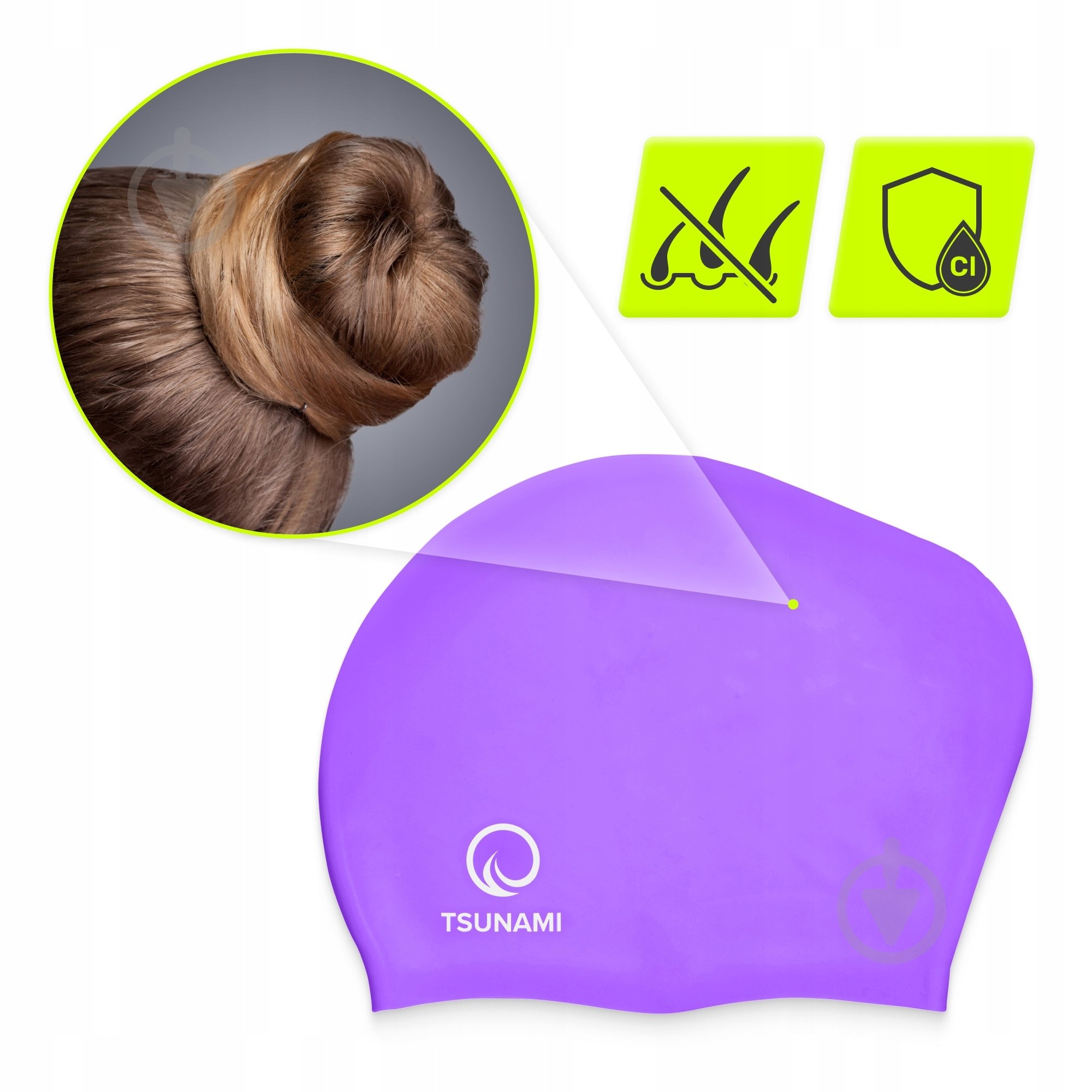 Шапочка для плавания TSUNAMI Standard P-5905973401869 one size фиолетовый - фото 5 Шапочка для плавания TSUNAMI Standard P-5905973401869 one size фиолетовый - фото 5