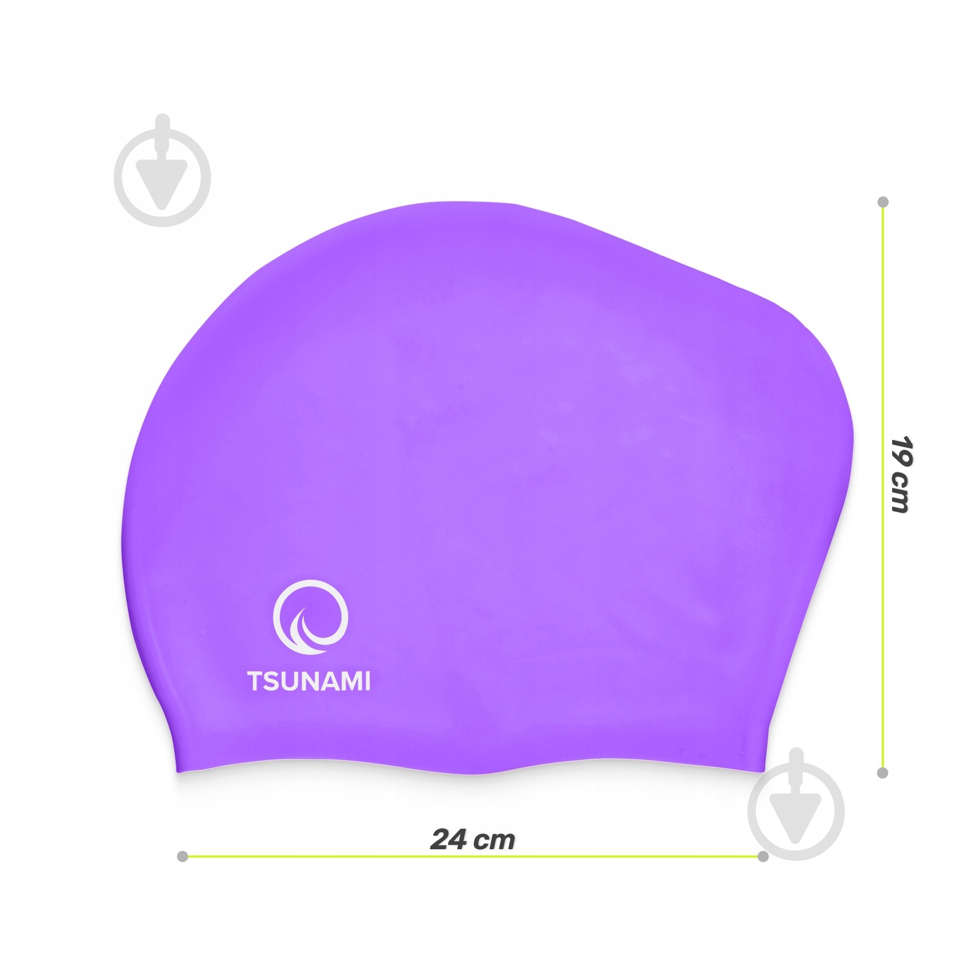 Шапочка для плавания TSUNAMI Standard P-5905973401869 one size фиолетовый - фото 4 Шапочка для плавания TSUNAMI Standard P-5905973401869 one size фиолетовый - фото 4