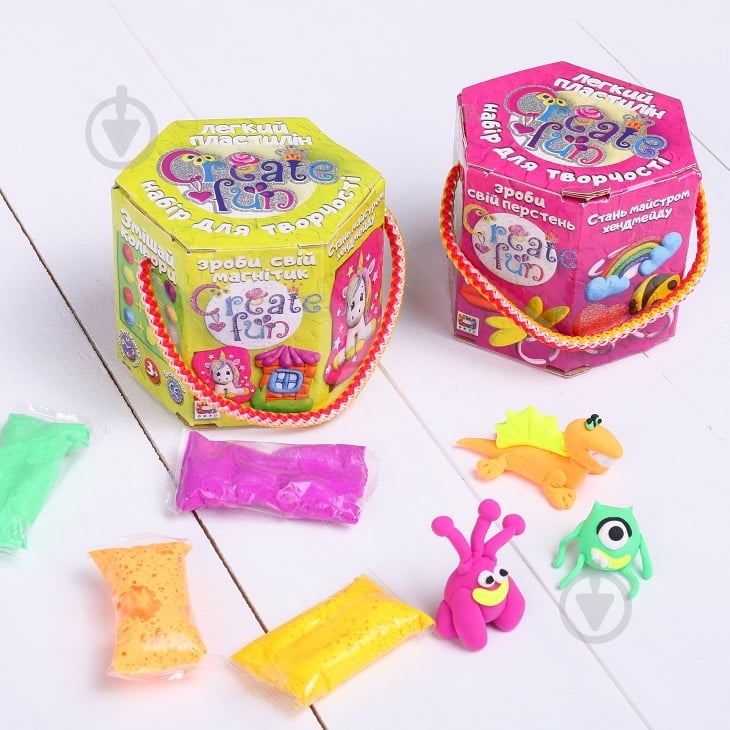 Пластилин легкий Create fun Кольцо 70029 Moon Light Clay - фото 4