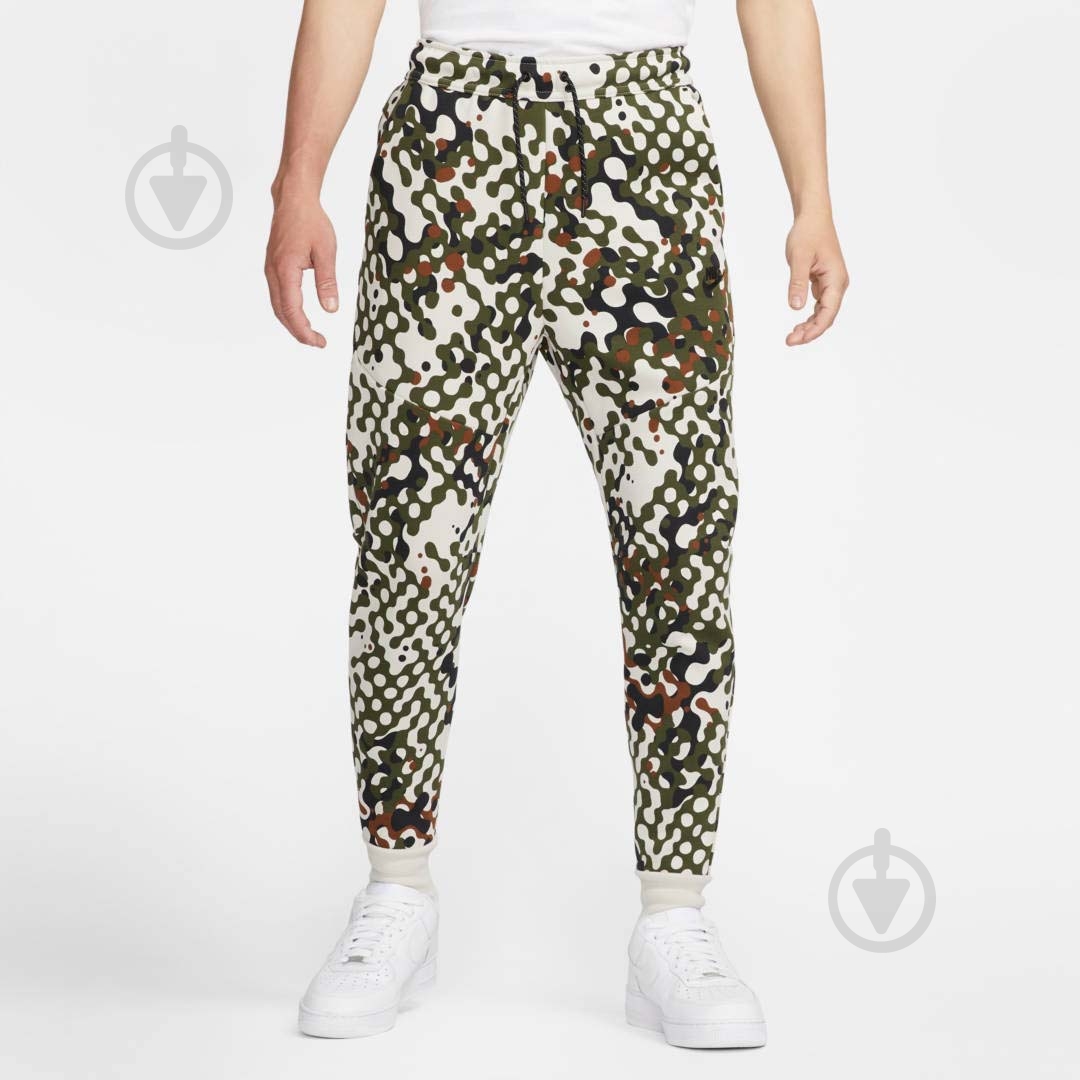 Брюки Nike M NSW TCH FLC JGGR REACT DD4692-326 р. M хаки - фото 3