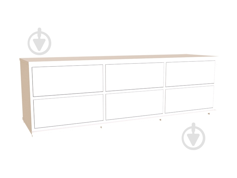 Комод DC Tina аляска/аляска - фото 1