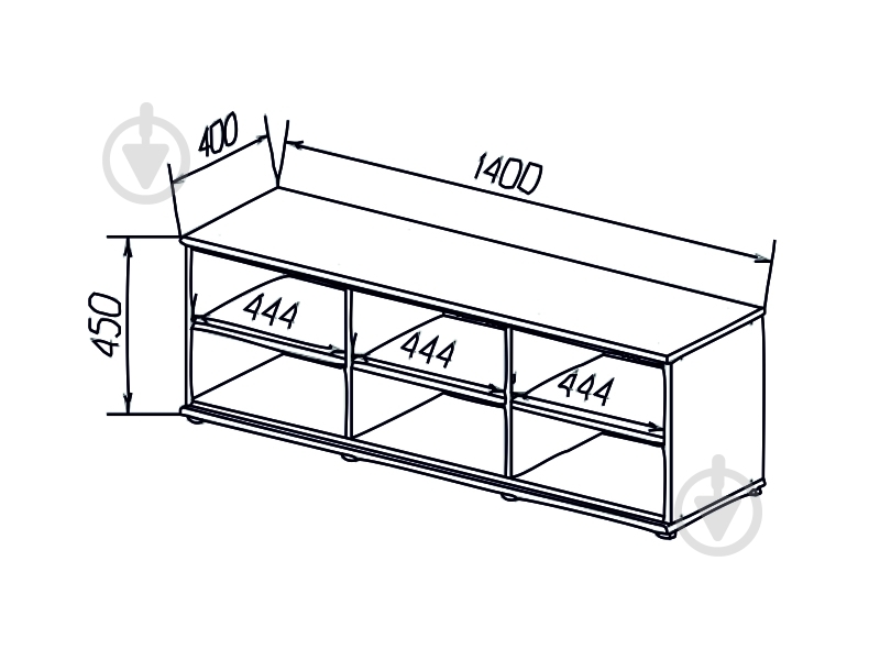 Комод DC Tina аляска/аляска - фото 3