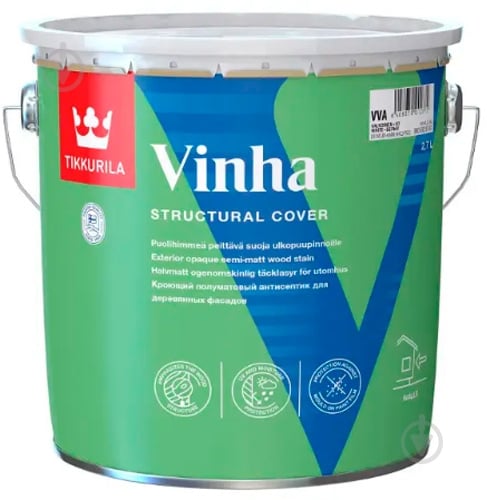 Пропитка TIKKURILA Vinha VVA полумат 2,7 л - фото 1