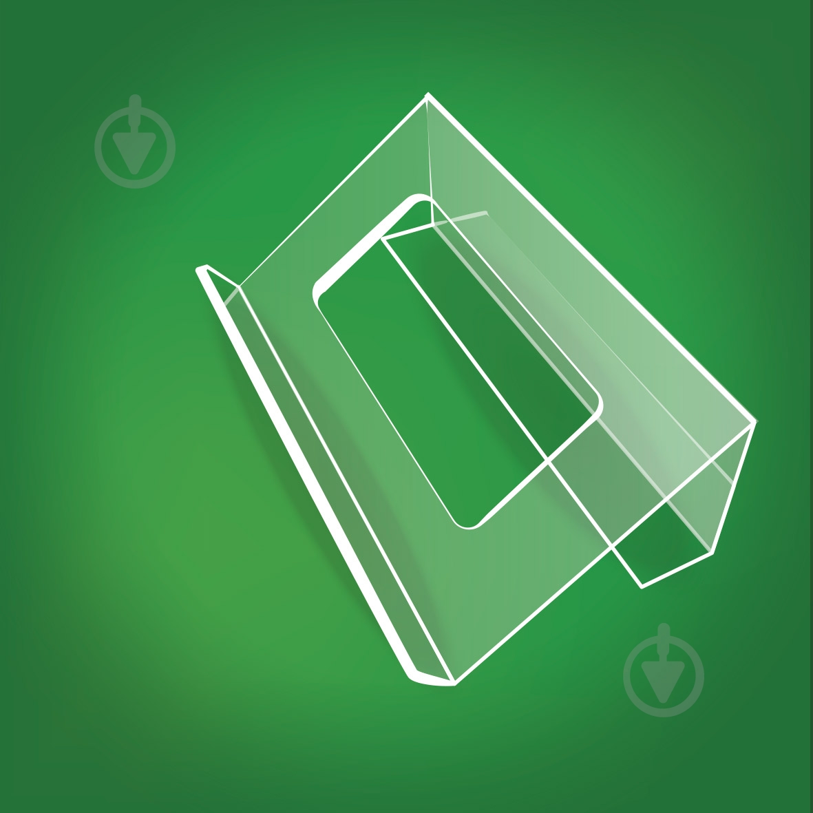 Подставка под еврофлаер горизонтальная 210x99x50 мм - фото 1