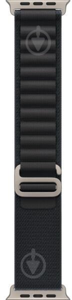 Ремінець Apple 49 мм Alpine Loop Medium Natural Titanium Finish black (MFTF4ZM/A) - фото 1
