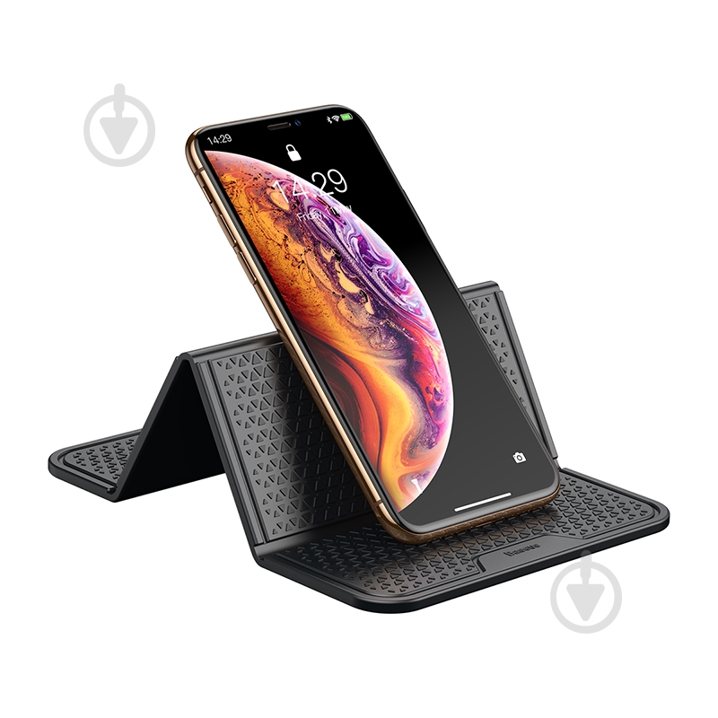 Коврик силиконовый BASEUS Folding Bracket Antiskid Pad черный - фото 4 Коврик силиконовый BASEUS Folding Bracket Antiskid Pad черный - фото 4