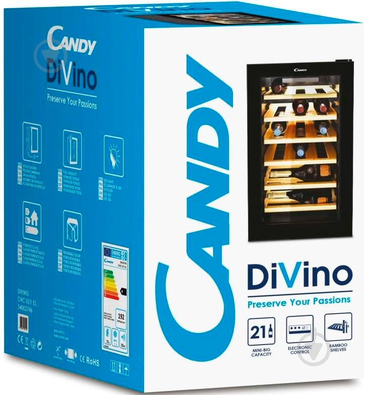 Винный шкаф Candy CWCEL 210 - фото 5
