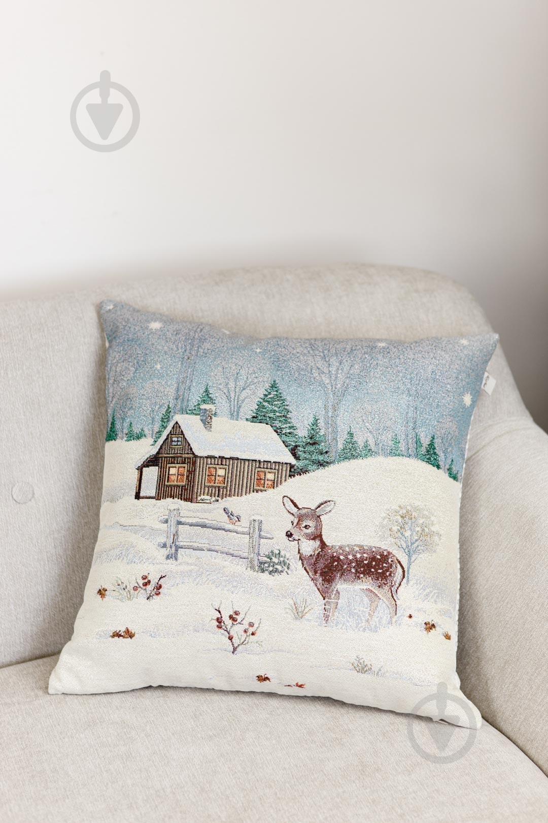 Подушка декоративна Подушка декоративна Хутір-3 45x45 см La Nuit - фото 2 Подушка декоративна Подушка декоративна Хутір-3 45x45 см La Nuit - фото 2