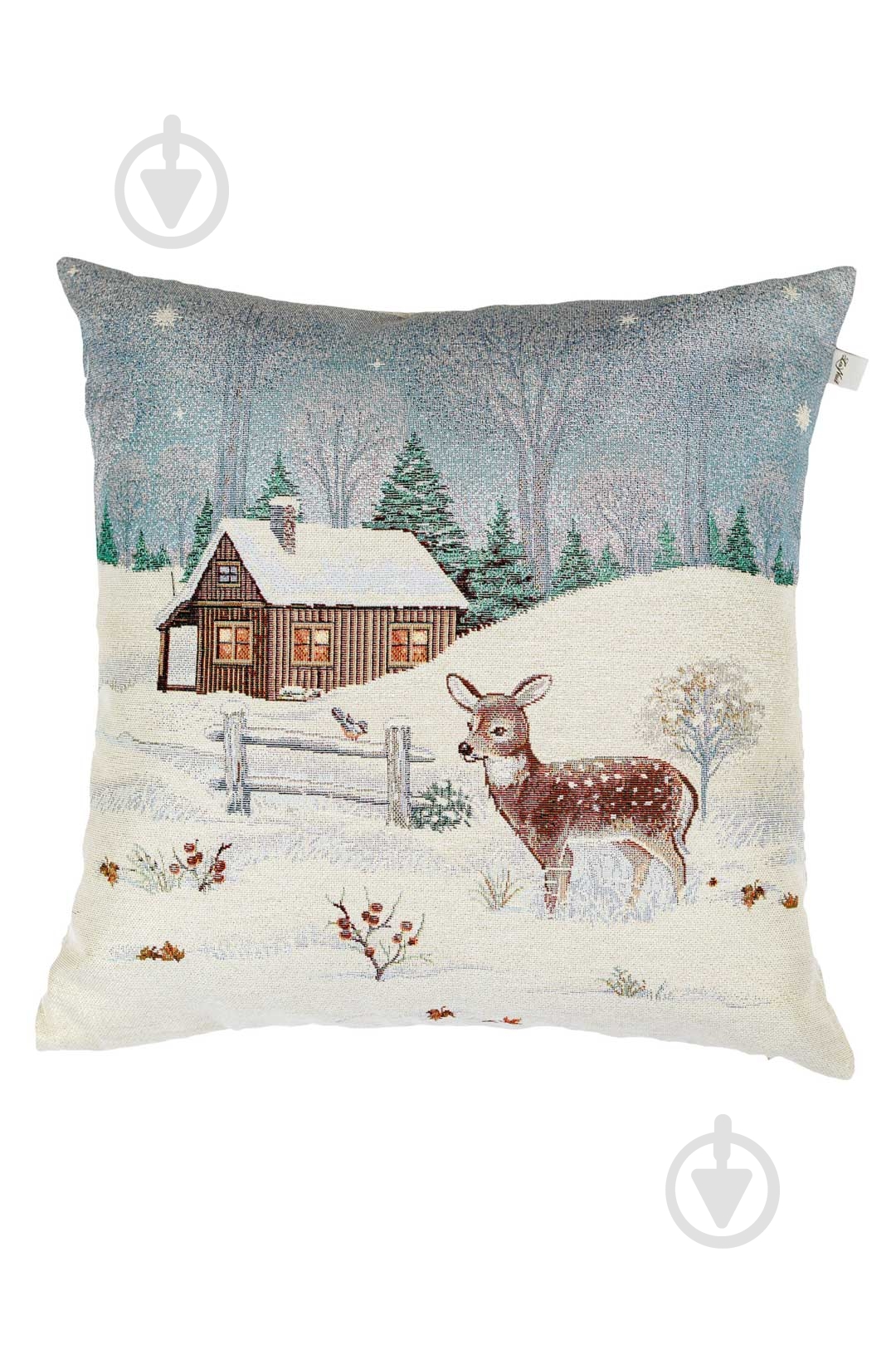 Подушка декоративна Подушка декоративна Хутір-3 45x45 см La Nuit - фото 1 Подушка декоративна Подушка декоративна Хутір-3 45x45 см La Nuit - фото 1