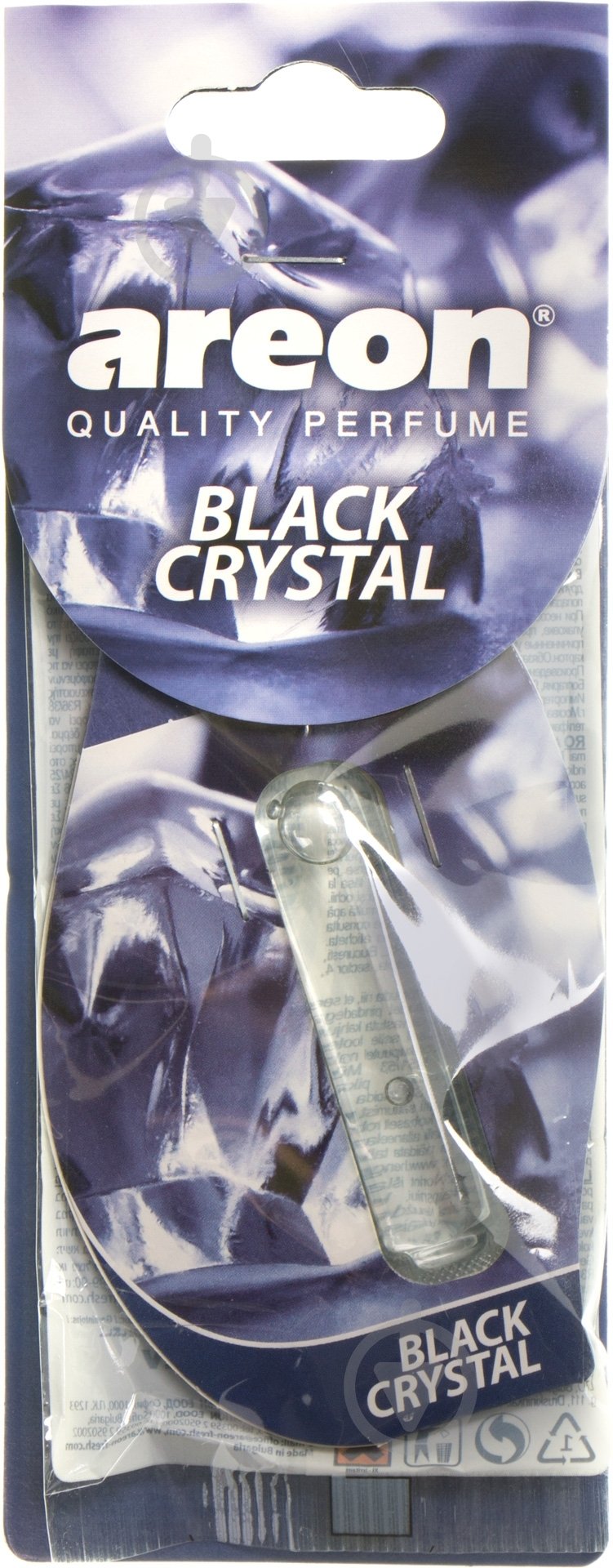 Ароматизатор подвесной Areon black crystal 5 мл - фото 1 Ароматизатор подвесной Areon black crystal 5 мл - фото 1