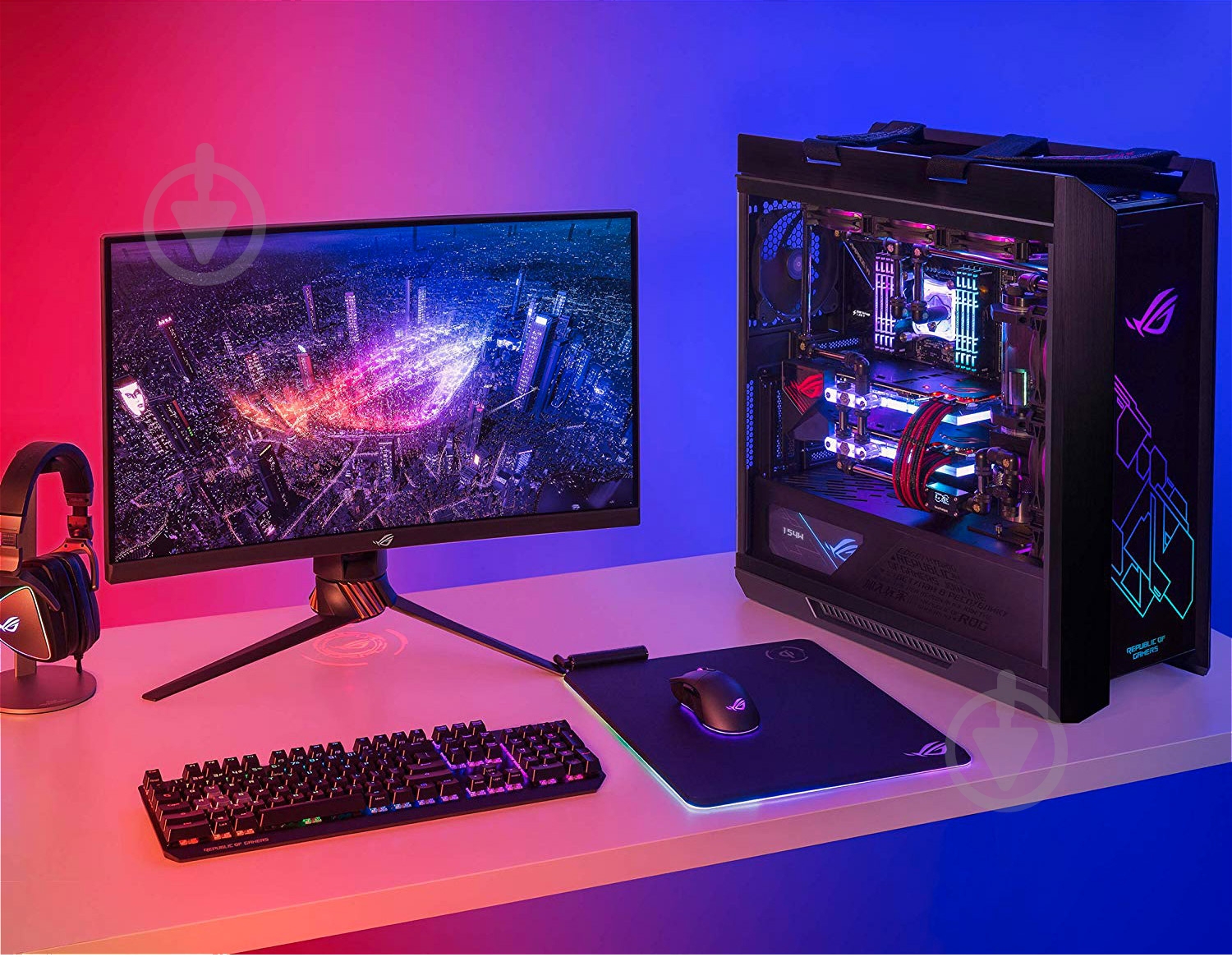 Корпус Asus GX601 ROG Strix Helios Black без БЖ - фото 12 Корпус Asus GX601 ROG Strix Helios Black без БЖ - фото 12