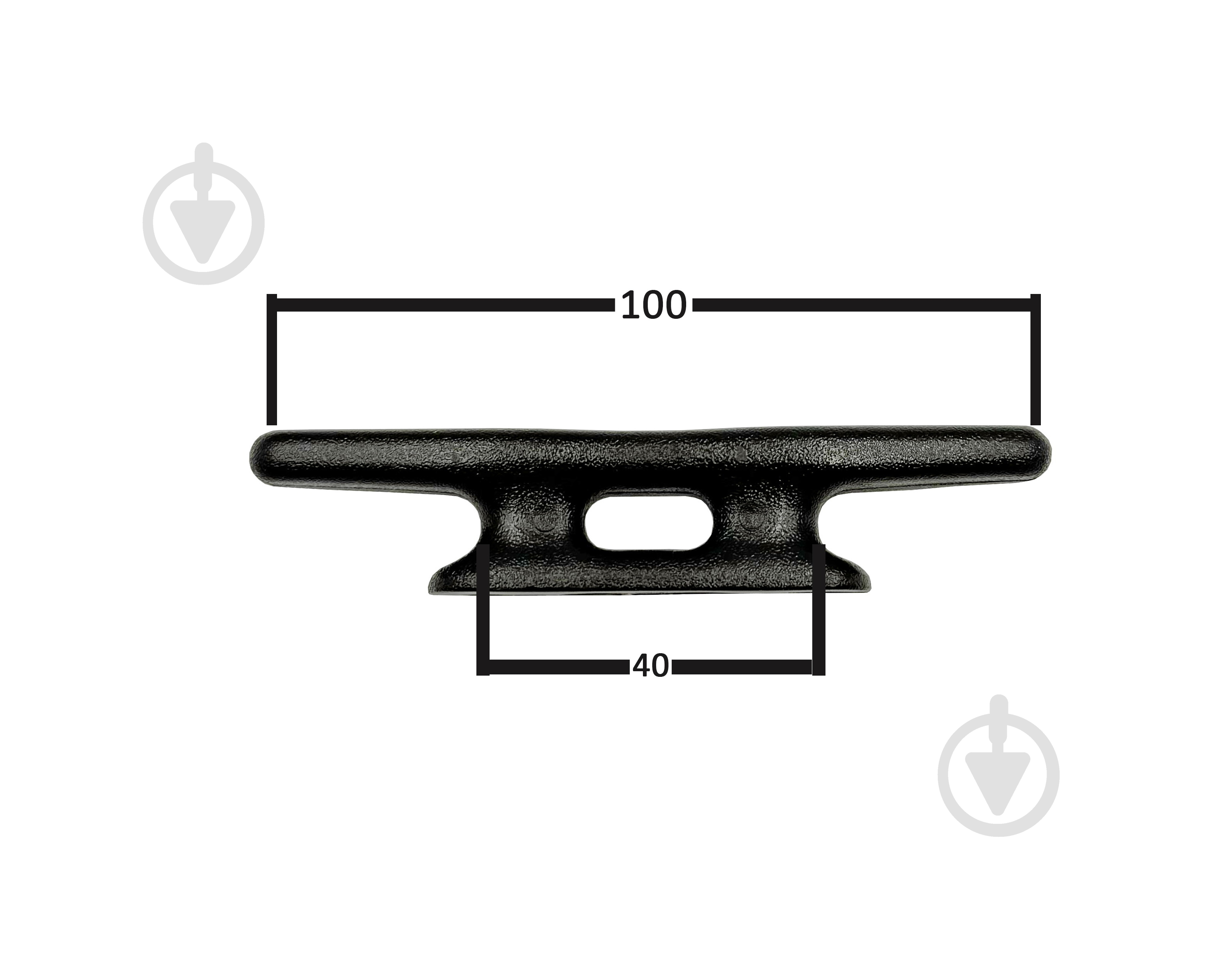 Утка швартовочная, 100 мм нейлоновая 100 мм - фото 3