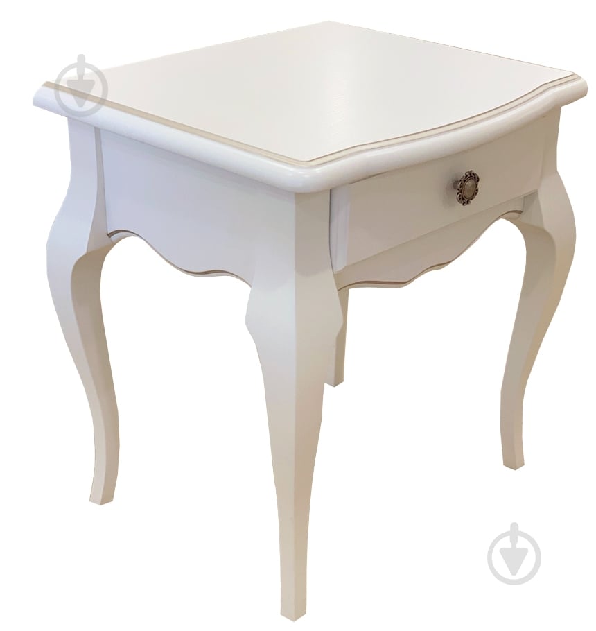 Тумба прикроватная Kartissa Антея 530x570x445 мм белый/белый (АН-ТКр-01) - фото 1 Тумба прикроватная Kartissa Антея 530x570x445 мм белый/белый (АН-ТКр-01) - фото 1