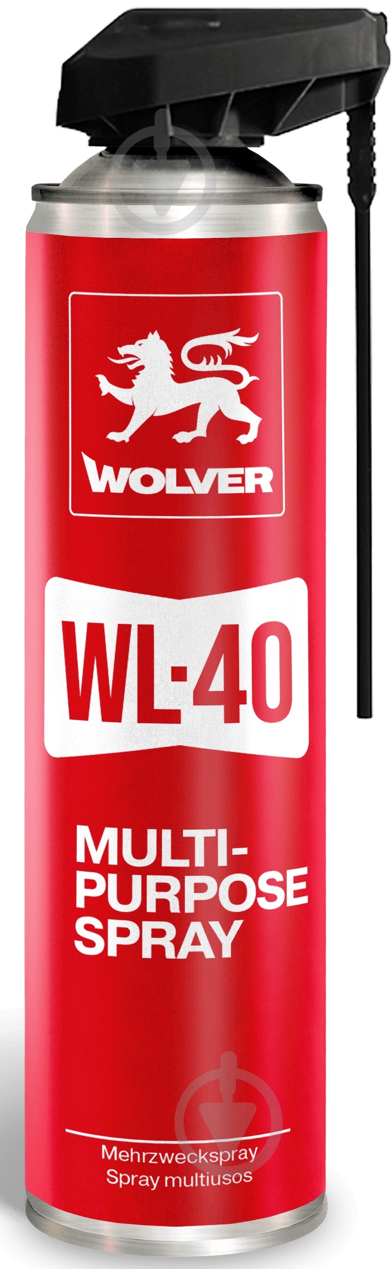 Спрей универсальный Wolver WL-40 MULTI-PURPOSE SPRAY балон 500 мл - фото 1