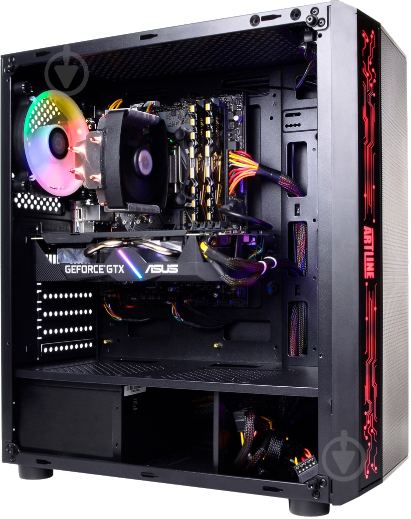 Компьютер персональный Artline Gaming X74 (X74v21) black - фото 3