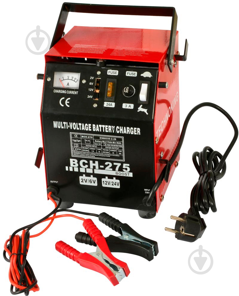 Пускозарядное устройство KING (2/6/12/24V,300W), BCH-275 (8181) - фото 1 Пускозарядное устройство KING (2/6/12/24V,300W), BCH-275 (8181) - фото 1