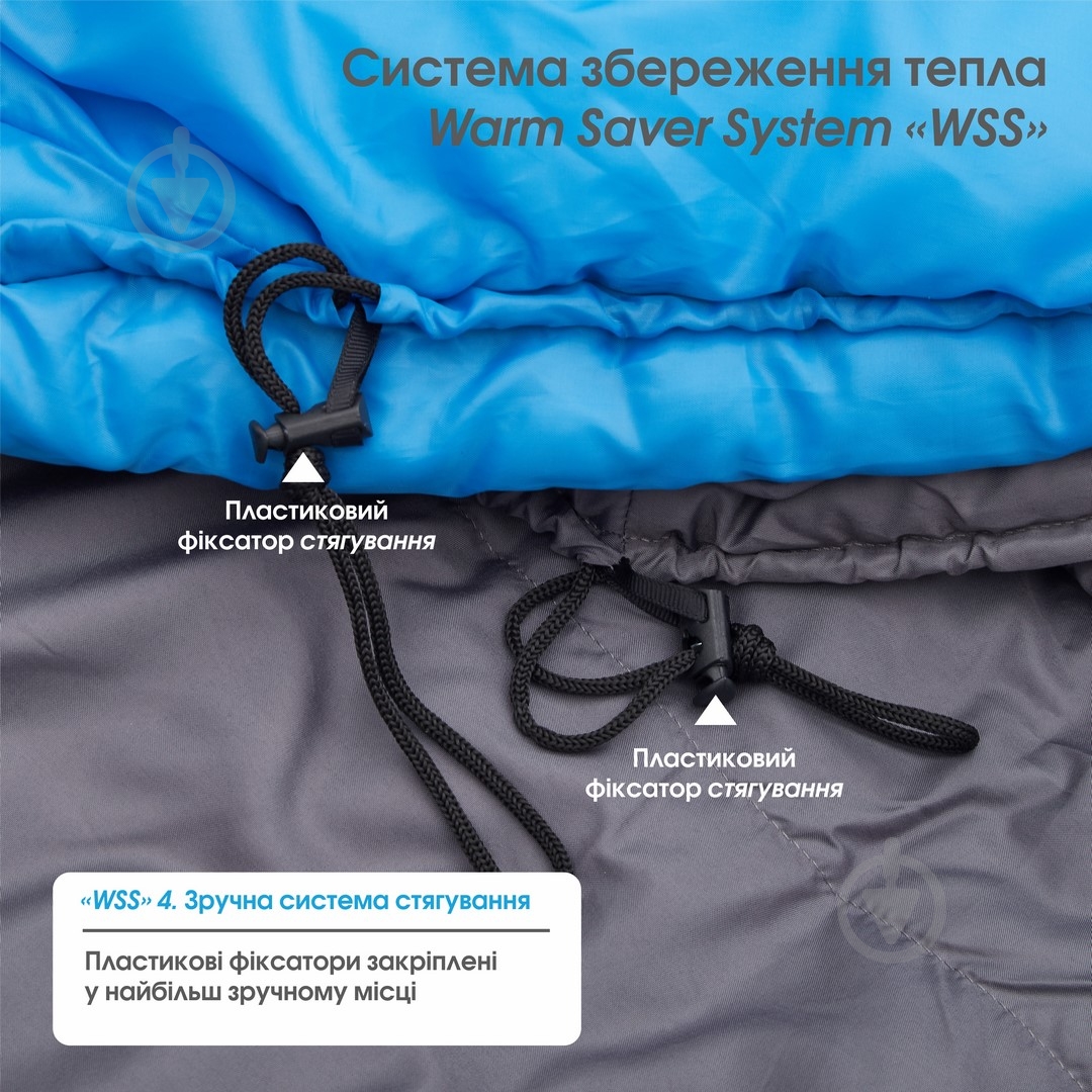 Спальный мешок Mousson RACE R BLUE - фото 10
