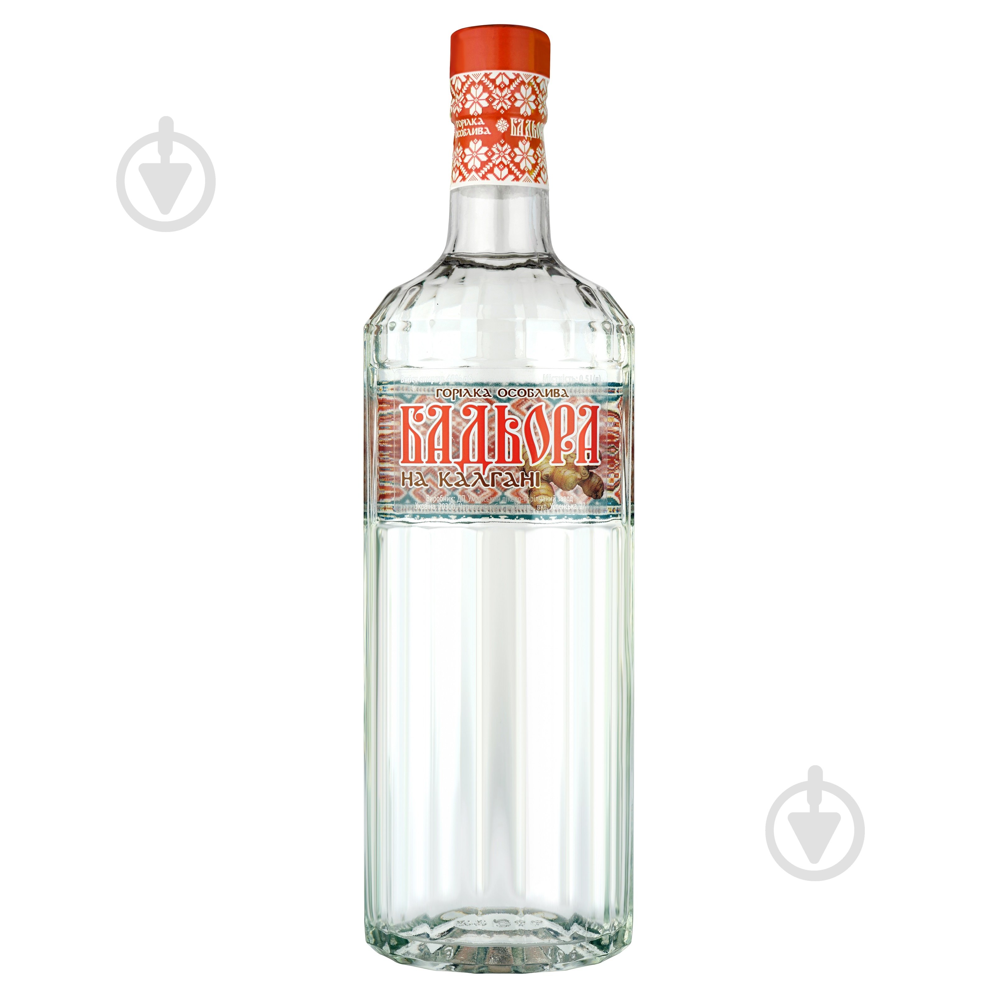 Водка БАДЬОРА особенная на калгане 40% 0,5 л - фото 1