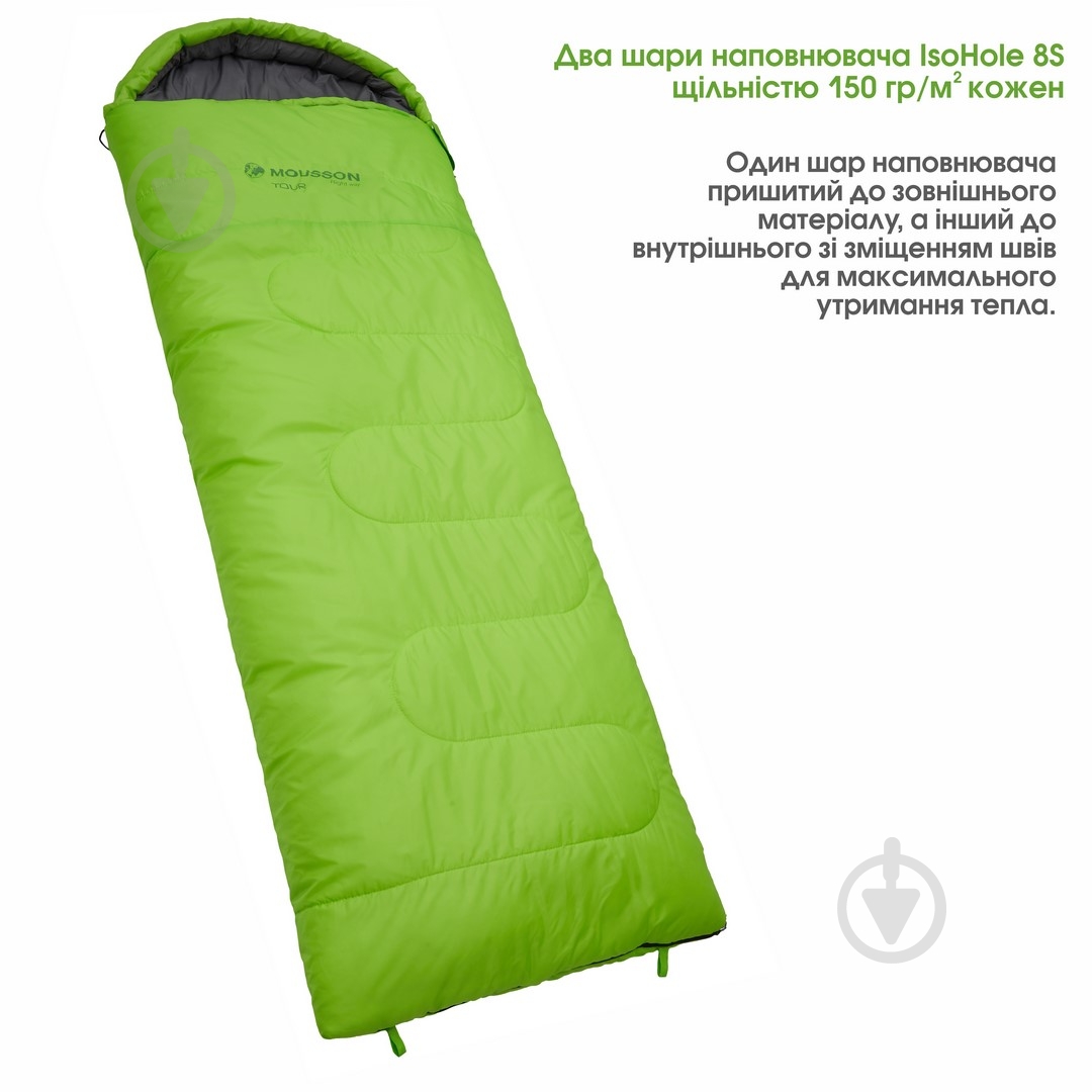 Спальный мешок Mousson TOUR L OLIVE - фото 20 Спальный мешок Mousson TOUR L OLIVE - фото 20