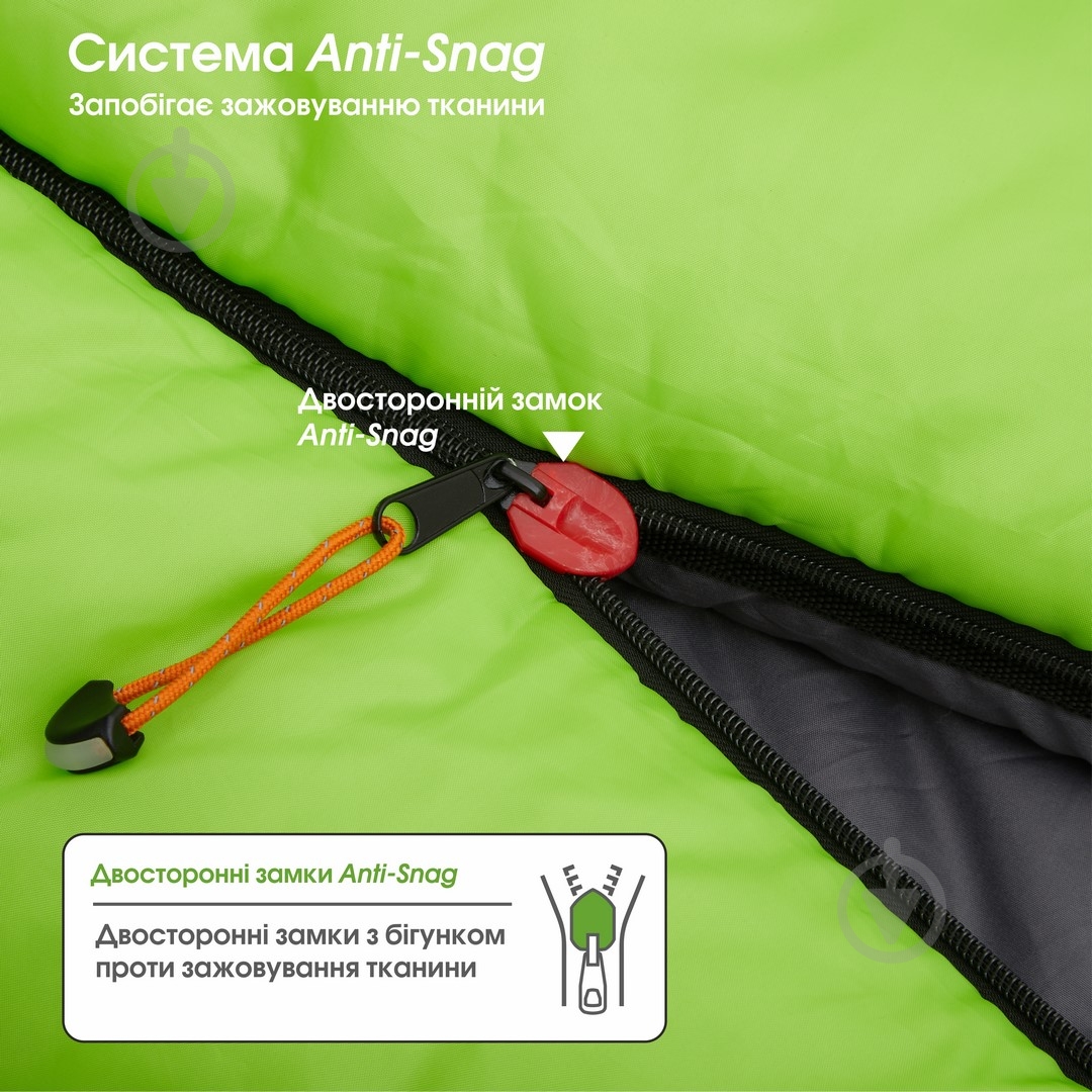 Спальный мешок Mousson TOUR L OLIVE - фото 17 Спальный мешок Mousson TOUR L OLIVE - фото 17