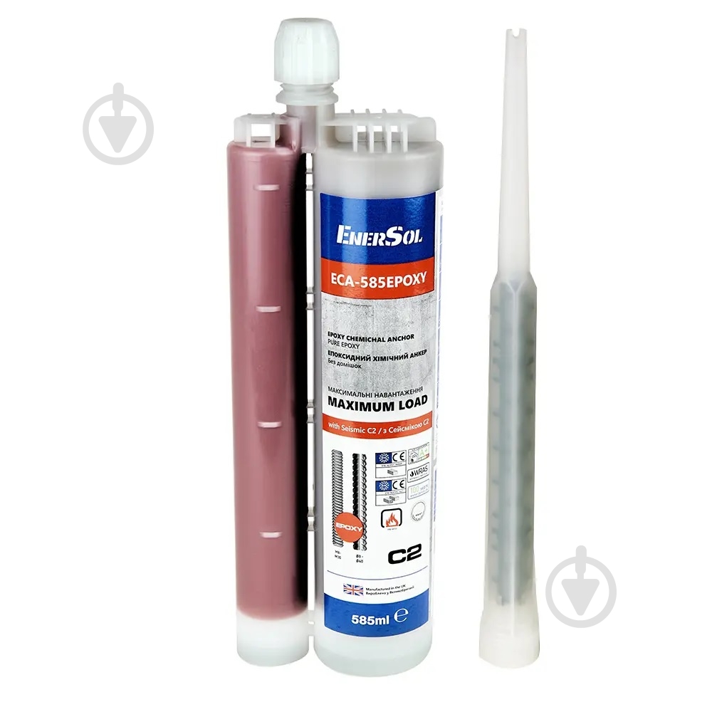 Химический анкер ECA-585EPOXY EnerSol 585 мл - фото 1 Химический анкер ECA-585EPOXY EnerSol 585 мл - фото 1