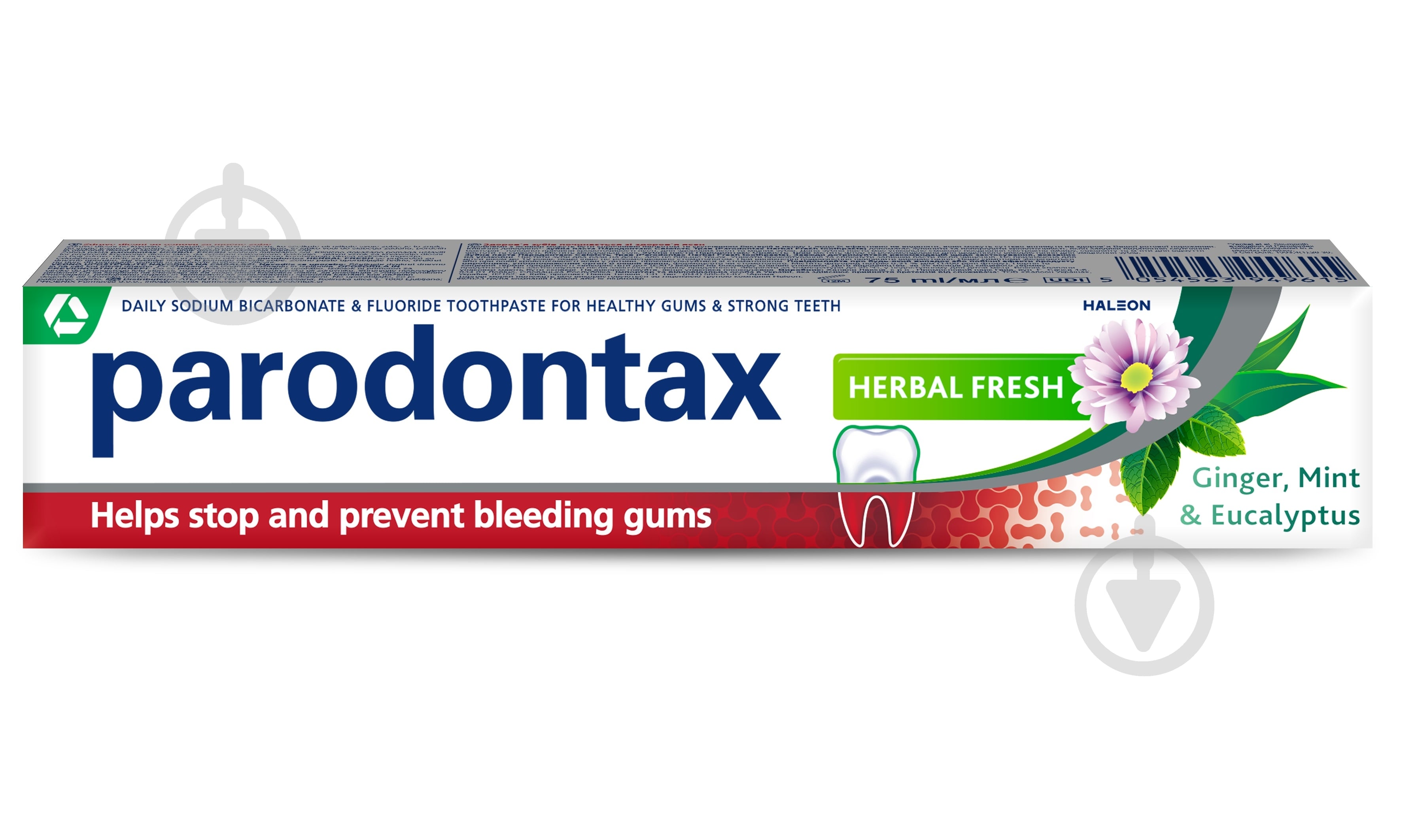 ᐉ Зубна паста Parodontax Свіжість трав 75 мл • Краща ціна в Києві