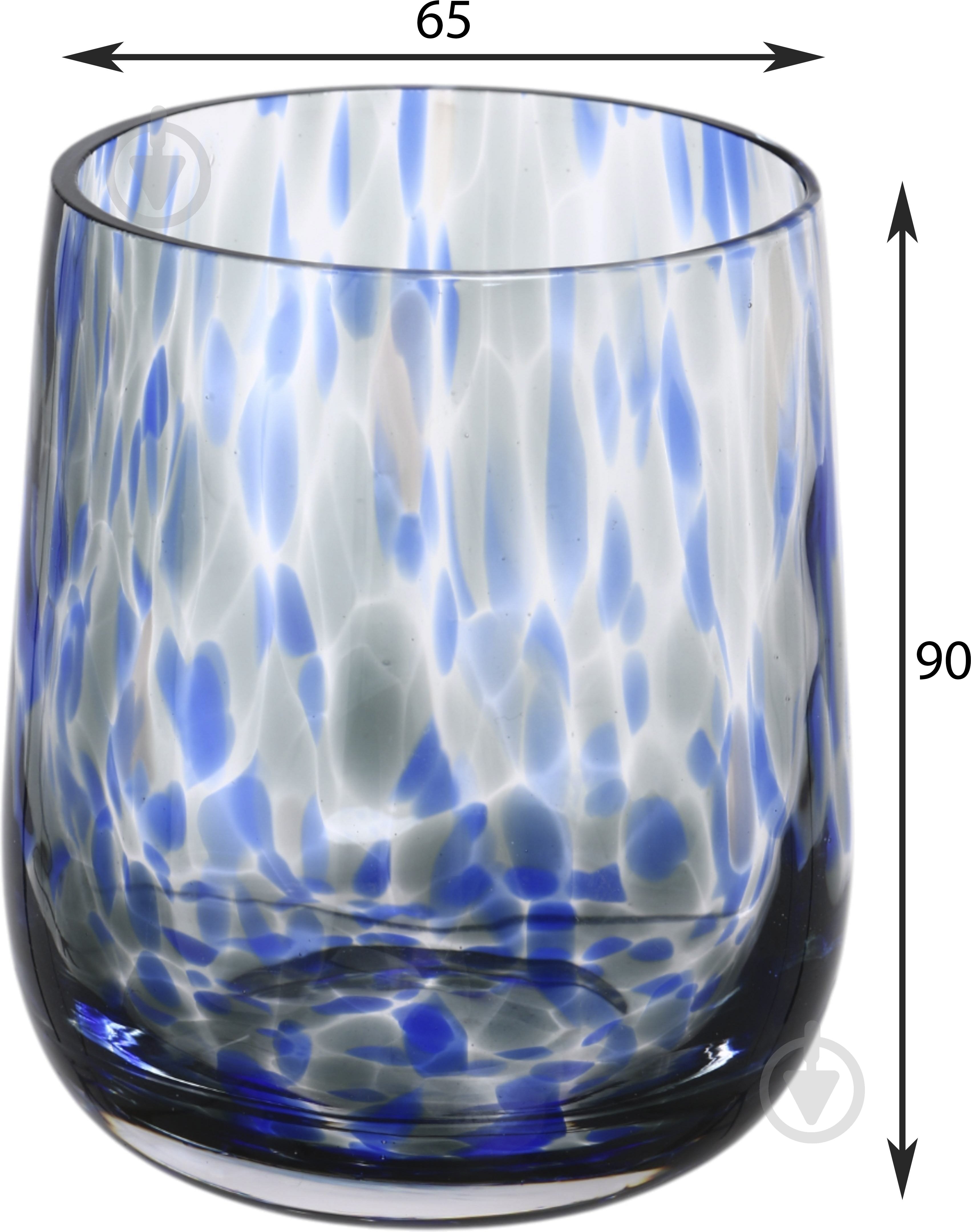 Стакан низкий Maxmark Aqua Viera чёрний 295 мл 1 шт. - фото 3